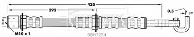 BORG & BECK Тормозной шланг BBH7254